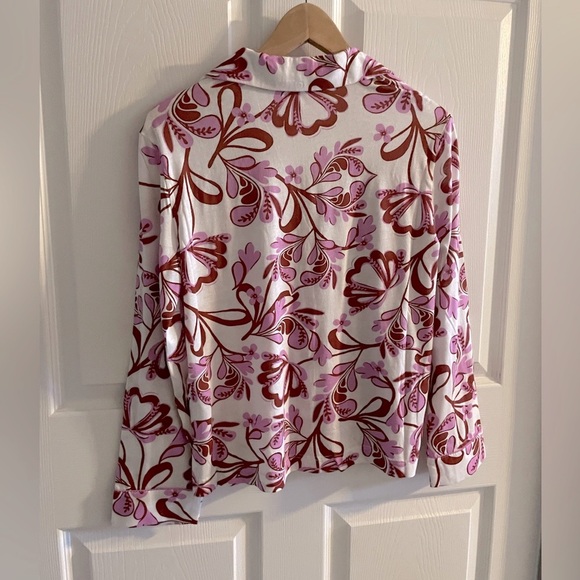 Anthropologie Long Sleeve Knit Pajama Top - Picture 2 of 6